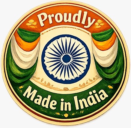 Proudly made in India