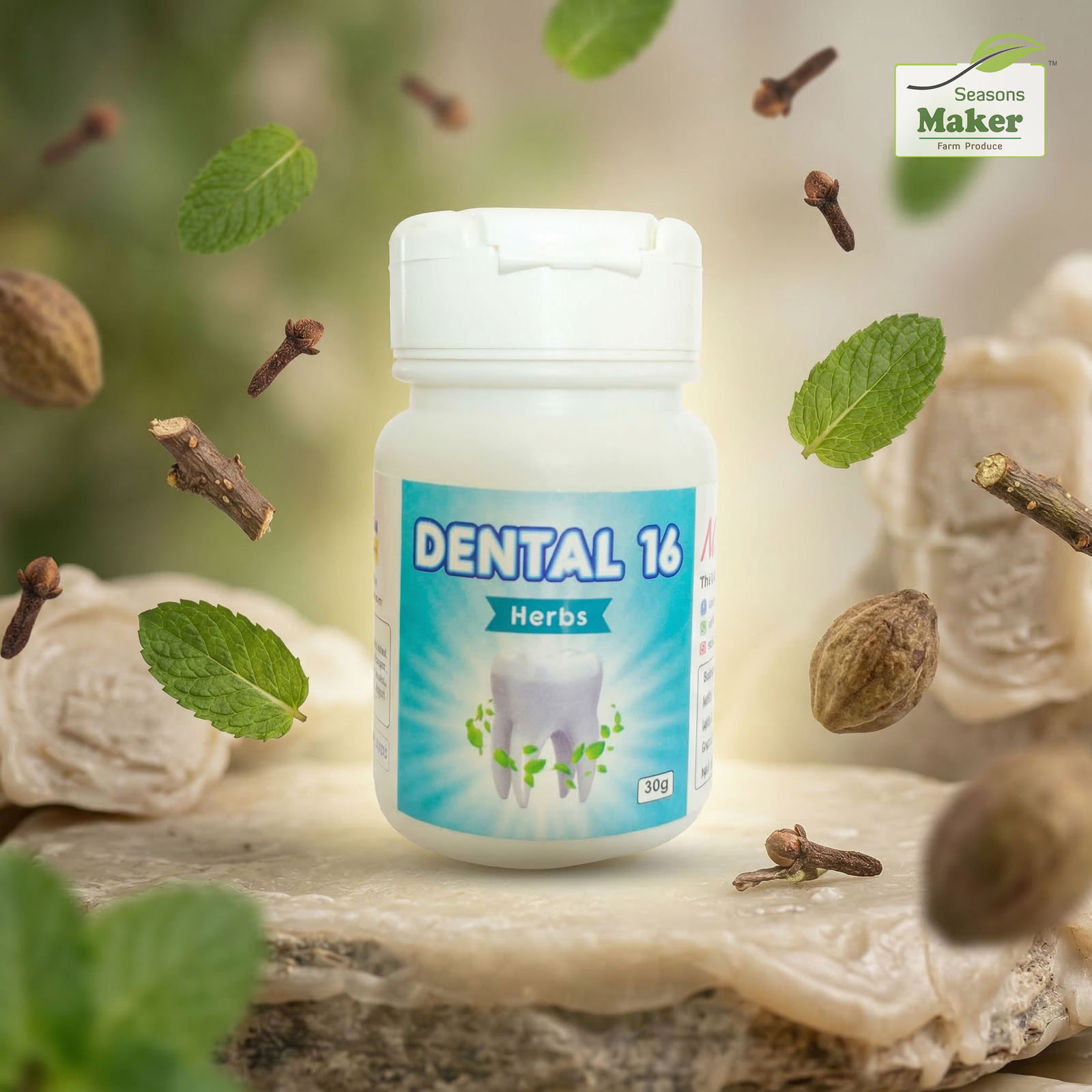 Dental 16 Herbal Tooth Powder